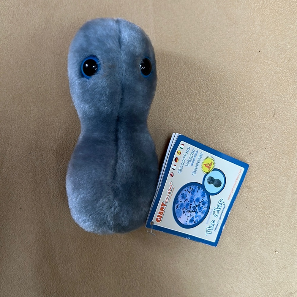 Giant microbes the clap gonorrhoea plush